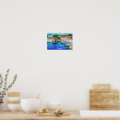Poster Croatie Panorama Voyage (Cuisine)
