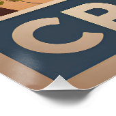 Poster Croatie vintage (Coin)