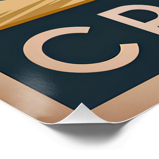 Poster Croatie vintage (Coin)