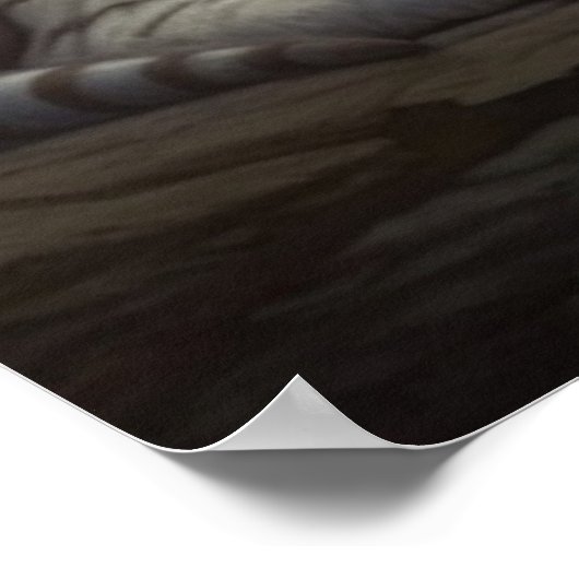 Poster Croc Blanc (Coin)