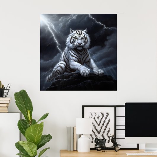 Poster Croc Blanc (Bureau à domicile)