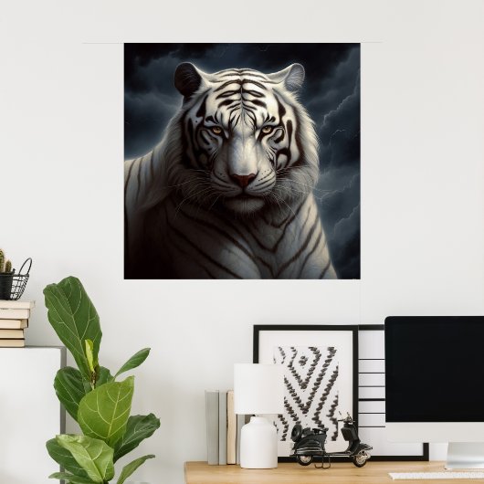 Poster Croc Blanc (Bureau à domicile)