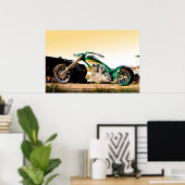 Poster Croc Chopper - motocyclette de la faune (Bureau à domicile)