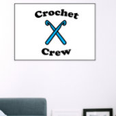 Poster Crochet Crew Hook drôle