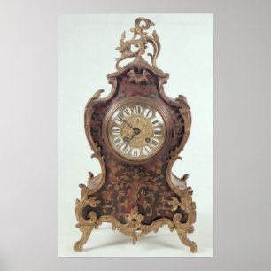 Poster Crochet de boulle horloge par A.Brocot Delettrez