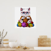Poster Crochet de chat (Cuisine)