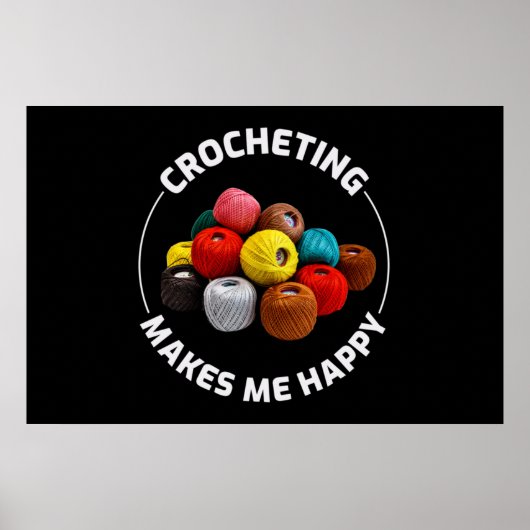 Poster Crochet Tricot Crochet (Devant)