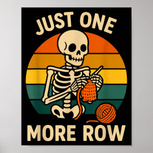 Poster Crochetant plus de crochet juste squelette amoureu