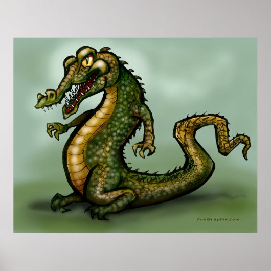 Poster Crocodile (Devant)
