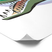 Poster Crocodile/Alligator Conception circulaire (Coin)