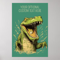 Crocodile de texte personnalisé