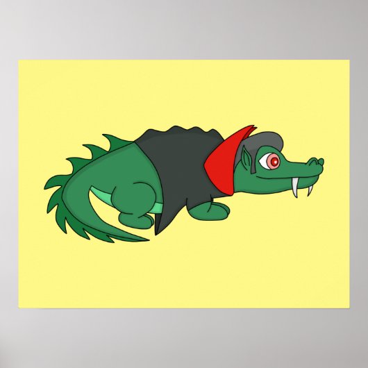 Poster Crocodile de Vampire (Devant)