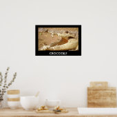 Poster crocodile Jaws de JungleWalk.com (Cuisine)