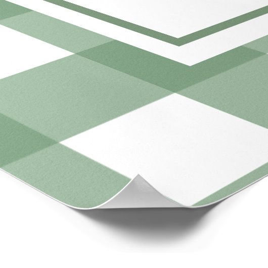 Poster Crocodile mignonne 1er anniversaire (Coin)