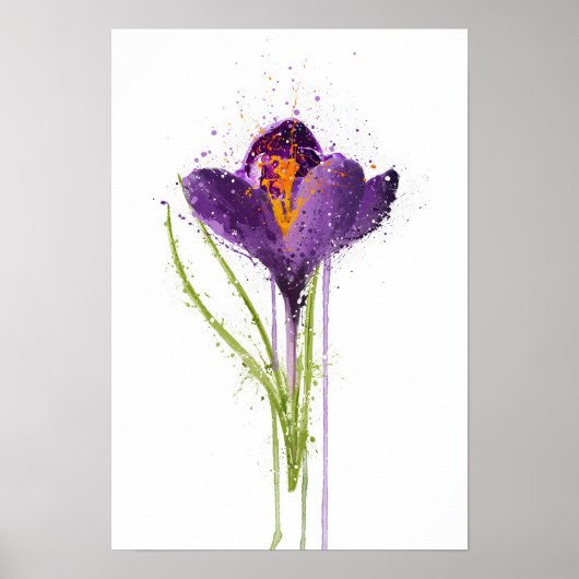 Poster Crocus (Devant)