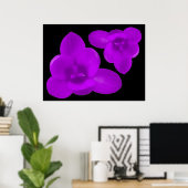 Poster Crocus violet (Bureau à domicile)