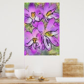 POSTER CROCUSES (Cuisine)