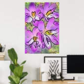 POSTER CROCUSES (Bureau à domicile)