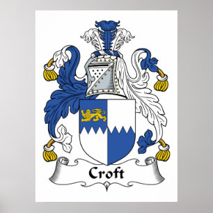 Poster Croft Family Crest