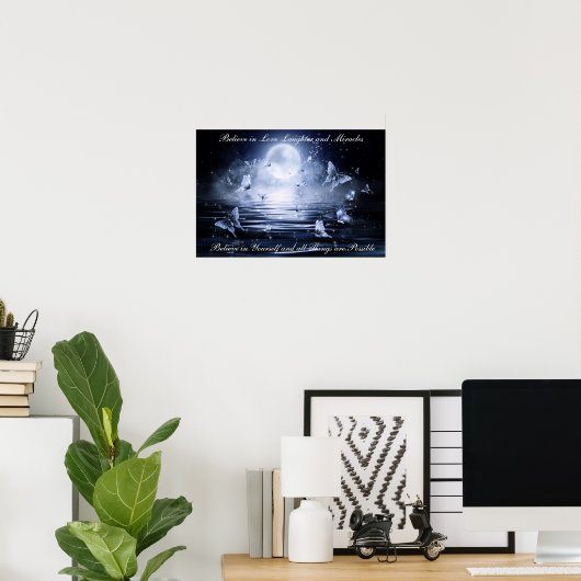 Poster Croire (Bureau à domicile)