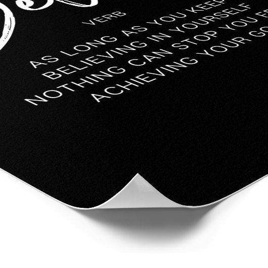 Poster Croire (Coin)