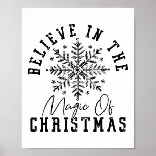 Poster Croire À La Magie De Noël
