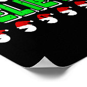 Poster Croire Drôle En Père Noël Christmas Srit Holiday S (Coin)