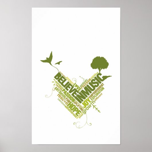 Poster Croire en la musique (Devant)