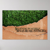 Poster "Croire en moi" Motivation Affirmation (Devant)