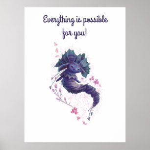 Poster croire en vous-même motivationnel enfant