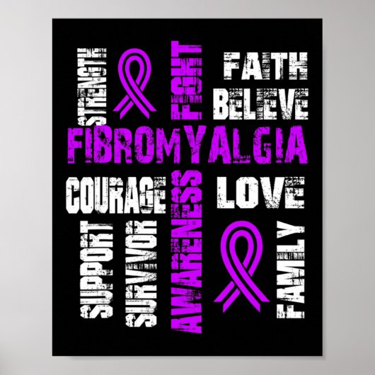 Poster Croire Et Combattre La Fibromyalgie (Devant)