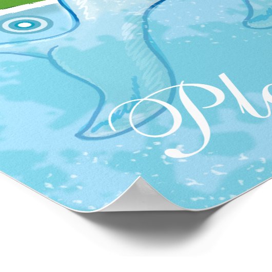 Poster Croire la conscience verte bonne proposition (Coin)