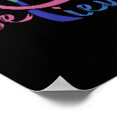 Poster Croire la sensibilisation Ribbon Prévention du sui (Coin)