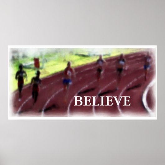 Poster Croire l'affiche Abstraite Sports (Devant)