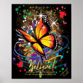Poster Croire l'affiche papillon (Devant)