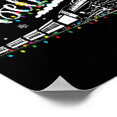 Poster Croire Train Noël Pôle Nord Express polaire F (Coin)