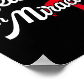 Poster Crois Aux Miracles. Sensibilisation au cancer du s (Coin)