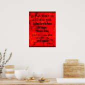Poster "Crois En Son Nom" (Cuisine)