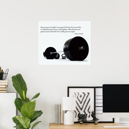 Poster Crois en ta propre force (Bureau à domicile)