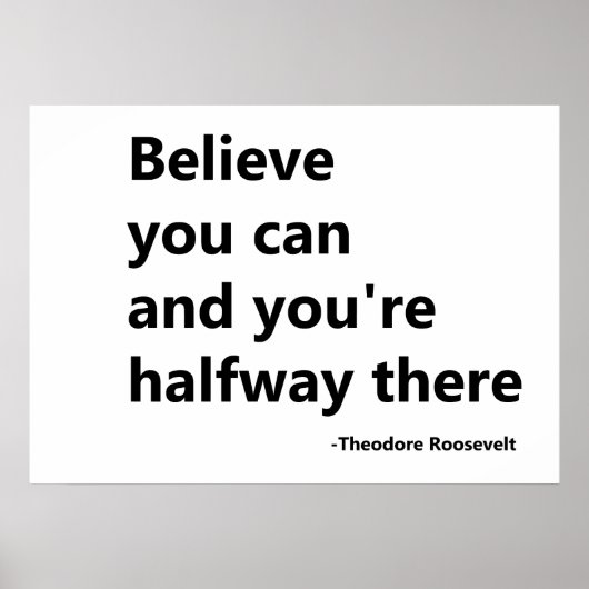 Poster Crois que tu peux (Devant)