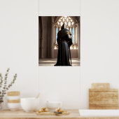 Poster Croisade sacrée AI Imaginaire Art numérique d'impr (Cuisine)