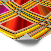 POSTER CROISÉ DÉCORATIF (Coin)