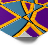 POSTER CROISÉ ORNAMENTAL (Coin)