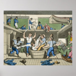 Poster Croisement de la ligne, plat 'des aventures de J