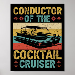 Poster Croiseur de queue de chef d'orchestre capitaine de