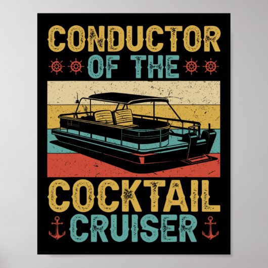 Poster Croiseur de queue de chef d'orchestre capitaine de (Devant)