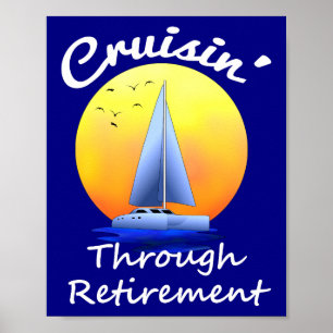 Poster Croisière À La Retraite