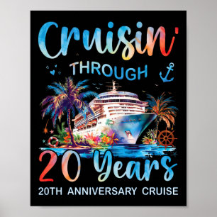 Poster Croisière à travers 20 ans Croisière du 20e annive