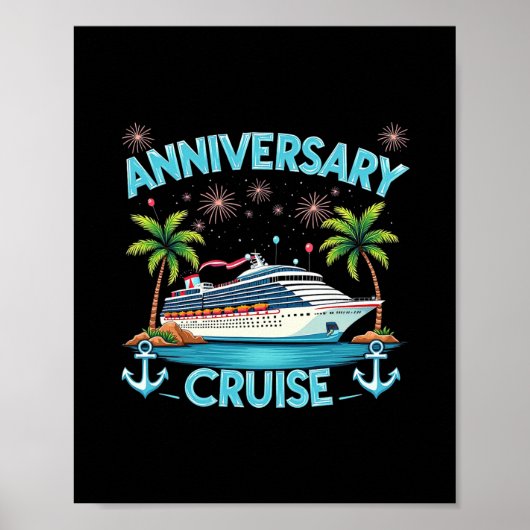 Poster Croisière Anniversaire 2025 Couples Correspondants (Devant)