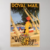 Poster Croisière Atlantis West Indies (Devant)